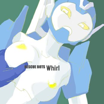 autobot breasts breasts_out character_name copyright_name grabbing_another&#039;s_breast green_background groping grown_up grownup medium_breasts robot_girl simple_background teacher_and_student transformers transformers:_rescue_bots transformers:_rescue_bots_academy upper_body whirl_(transformers)