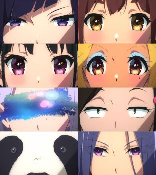 1other 6+girls absurdres akiba_maid_sensou black_hair blonde_hair blue_hair brown_eyes brown_hair censored collage dark_skin ears eyebrows green_eyes grey_hair gyaru highres censored_identity long_hair looking_at_viewer maid makeup mannen_ranko medium_hair mole mole_under_eye multiple_girls nii_manabu nose okachimachi_(akiba_maid_sensou) panda pink_eyes purple_eyes russian screencap shiipon_(akiba_maid_sensou) yaegashi_yasuko wahira_nagomi yellow_eyes yumechi_(akiba_maid_sensou) zoya_(akiba_maid_sensou)