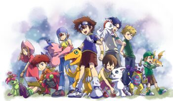 Rule 34 | 3girls, 5boys, agumon, bird, bug, cat, digimon, digimon (creature), gabumon, glasses, gomamon, ishida yamato, izumi koshiro, kido jo, multiple boys, multiple girls, palmon, patamon, piyomon, reptile, tachikawa mimi, tailmon, takaishi takeru, takenouchi sora, tentomon, wings, yagami hikari, yagami taichi