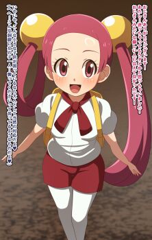1girl highres mira_(pokemon) nintendo pink_hair pokemon pokemon_dppt solo twintails yugo-eti