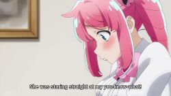 2girls @_@ all_fours animated anime_screenshot apron ass baby_bottle blonde_hair blue_dress blue_eyes blush bottle breasts closed_eyes crawling diaper dress drill_hair drinking elbow_gloves facial_mark finger_sucking forehead forehead_mark gloves groin hair_ribbon hanabishi_haruka hand_on_another&#039;s_head heart highres large_breasts long_hair long_sleeves magia_magenta magical_girl mahou_shoujo_ni_akogarete morino_korisu multiple_girls navel neck_ribbon nero_alice open_mouth pink_gloves pink_hair pink_ribbon pink_thighhighs red_eyes red_ribbon ribbon shirt smile sound spread_legs stomach stuffed_animal stuffed_toy sucking_own_finger tagme tearing_up thighhighs thighs twin_drills twintails video white_apron white_ribbon white_shirt wrist_cuffs yuri