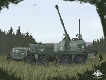 Rule 34 | 2661789381, 4others, a-222 bereg, absurdres, aircraft, airplane, artillery, coastal artillery, drone, eight-wheel drive, helmet, highres, load bearing vest, military, military combat uniform, military uniform, military vehicle, motor vehicle, multiple others, original, orlan-10, russian ground forces, russian text, russo-ukrainian war, self-propelled artillery, soldier, translation request, unmanned aerial vehicle, vehicle focus, z (russian symbol)