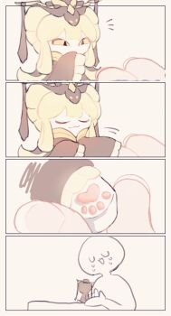 Rule 34 | 2others, androgynous, chinese clothes, cookie run, highres, long hair, multiple others, pale skin, sleeves past wrists, slit pupils, snake fruit cookie, summer68675, very long hair, white hair