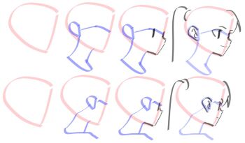 1girl eighth_note guide heart how_to musical_note note profile roasted_almonds simple_background smile white_background