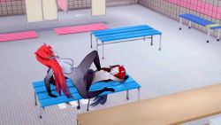 2girls 3d age_difference aged_up animated artist_self-insert breasts colored_nipples demon_girl fyrel highres huge_breasts koikatsu_(medium) loli multiple_girls nashfyrel onee-loli original purple_nipples pussy self-upload selfcest small_breasts tagme time_paradox tribadism uncensored video yuri