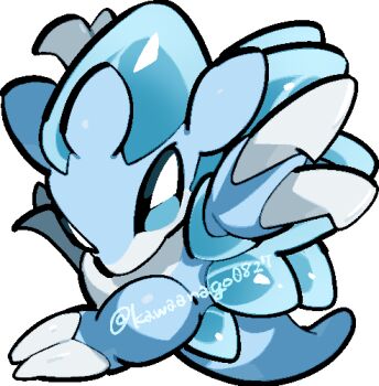 alolan_form alolan_sandslash animal_focus chibi chibi_only claws commentary_request full_body gen_7_pokemon kawaanago lowres nintendo no_humans pokemon pokemon_(creature) pokemon_focus solo transparent_background twitter_username