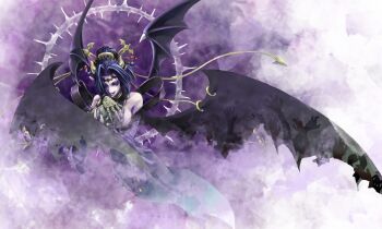 Rule 34 | artist request, demon, demon girl, digimon, digimon (creature), fallen angel, lilithmon, makeup, mark of evil, seven great demon lords, skull, tagme, wings