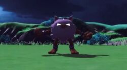 3d anger_vein angry animal_focus animated annihilape attack aura blank_eyes clenched_hands death evolution fiery_hair floating_hair forest full_body gen_1_pokemon gen_9_pokemon glowing glowing_eyes jumping nature night nintendo outdoors pokemon pokemon_(creature) primeape punching rebirth red_eyes serious shaded_face solo sound standing tagme transformation video walking yisuno