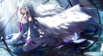 emilia_(re:zero) eshatinaaaa hashtag-only_commentary highres re:zero_kara_hajimeru_isekai_seikatsu