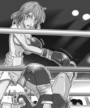 2girls abs catfight defeat multiple_girls muscular muscular_female tagme thalyseuro