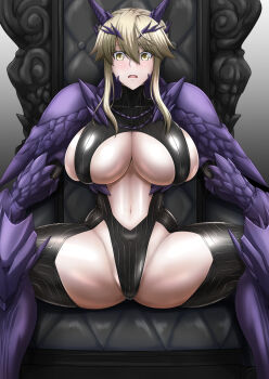 1girl artoria_pendragon_(fate) blonde_hair breasts fate/grand_order fate_(series) highres huge_breasts nikozes
