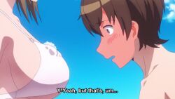 1boy 5girls animated anime_screenshot ass assisted_exposure beach bikini bra breast_smother breasts brown_hair butt_crack english_text face_to_breasts food high_heels hug ice_cream large_breasts long_hair mature_female medhi medium_breasts mother_and_son multiple_girls o-ring o-ring_bikini o-ring_bottom oosuki_mamako oosuki_masato open_bra porta_(okaa-san_online) shirase_masumi small_breasts sound subtitled swimsuit tagme tsuujou_kougeki_ga_zentai_kougeki_de_ni-kai_kougeki_no_okaasan_wa_suki_desu_ka? twister underwater underwear video wise_(okaa-san_online)
