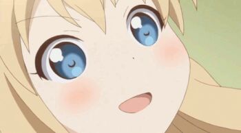 Rule 34 | 1girl, animated, animated gif, blonde hair, blue eyes, blush, female focus, lowres, open mouth, shaking, solo, toshinou kyouko, yuruyuri