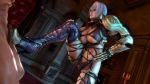 1boy 1girl 3d animated armlet armor ass bandai blue_eyes bodysuit boots breasts claws cleavage cleavage_cutout clothed_female_nude_male clothing_cutout covered_navel domination dutch_angle elbow_gloves erection femdom footjob garter_straps gauntlets gloves greaves hair_over_one_eye hand_on_own_hip hetero high_heel_boots high_heels highleg highleg_leotard highres hip_focus indoors isabella_valentine jewelry large_breasts leotard lips lipstick looping_animation makeup midriff namco naughty_face nude parted_lips pauldrons penis purple_gloves purple_thighhighs revealing_clothes shoejob short_hair shoulder_armor silver_hair single_gauntlet sitting smile solo_focus soul_calibur soulcalibur soulcalibur_v source_filmmaker_(medium) spread_legs standing thigh_boots thighhighs thighlet trampling turtleneck uncensored underboob video xxxmtsxxx