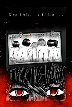 2021 absurdres ass ass_line black_eyes comic death_note group_sex highres l_(death_note) male_focus mello_(death_note) near_(death_note) orgy red_eyes sex_party shota smile uncensored yaoi