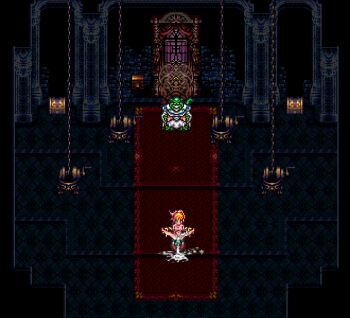 1990s_(style) animated animated_gif chrono_(series) chrono_trigger cum greendream looping_animation marle_(chrono_trigger) monster ozzie_(chrono_trigger) pixel_art rape retro_artstyle square_enix tagme third-party_edit