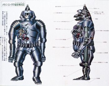 anatomy artist_request belt bomb chart concept_art cross-section diagram engineering_drawing explosive explosive_weapon giant_robot grenade hand_grenade interior japanese_text kaiju king_kong_(series) king_kong_escapes mecha mechani-kong military no_humans official_art production_art promotional_art rankin/bass_animated_entertainment reactor robot schematic science science_fiction text_focus toho translation_request utility_belt weapon weapon_focus weapon_profile x-ray