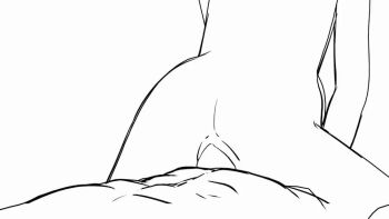 1boy 1girl anal animated anus ass completely_nude erection gaping gaping_anus greyscale loli monochrome nude original penis pull_out pussy reverse_cowgirl_position sex sitting sitting_on_person sketch straddling sydus tagme testicles thighs unfinished video