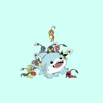 1boy 6+others cani captain_america captain_america_(cosplay) captain_america_(series) cosplay deadpool deadpool_(cosplay) fangs fins fish_tail gills highres iron_man iron_man_(cosplay) iron_man_(series) jeff_(marvel) loki_(marvel) loki_(marvel)_(cosplay) looking_at_another marvel multiple_others nintendo open_mouth pikmin_(creature) pikmin_(series) shark shark_fin shark_tail smile spider-man spider-man_(cosplay) spider-man_(series) tail thor_(marvel) thor_(marvel)_(cosplay) thor_(marvel)_(series) venom_(marvel) venom_(marvel)_(cosplay) walking wolverine_(x-men) wolverine_(x-men)_(cosplay) x-men