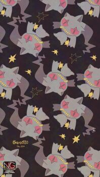 Rule 34 | banette, colored sclera, gen 3 pokemon, highres, meme (sleepsheep), nintendo, no humans, open mouth, pokemon, pokemon (creature), pokemon focus, red eyes, red sclera, smile, star (symbol), teeth, zipper, zipper pull tab