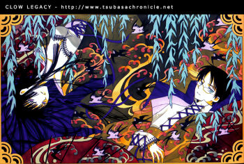 00s blunt_bangs clamp hime_cut ichihara_yuuko tagme watanuki_kimihiro xxxholic