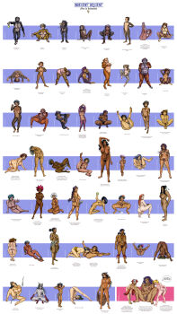 2022 6+girls absurdres animal_ears ape apple armpit_hair artist_name ass beckoning bestiality black_fur blonde_hair blue_background blush blush_stickers bodypaint bracelet braid braided_ponytail breasts brown_eyes brown_fur cape collarbone comparison cunnilingus dildo eel evolution fangs feathers female_pubic_hair fingernails fisting flower food fruit furry giant giantess grey_hair grin groin hairy hands_on_own_knees harpoon highres halfling holding horn horns inserting_eel jewelry large_breasts leaf leg_up looking_up madoc masturbation multicolored_hair multiple_girls muscular muscular_female navel nipples nose nude open_mouth oral original penis pig_ears pink_hair plump pouring pouring_onto_self prehistoric pubic_hair pussy pussy_comparison sagging_breasts scar scar_on_face science sex_toy shaving shiny_skin shortstack simple_background size_difference smile spiked_hair spread_ass squatting strap-on sweat tagme teeth two-tone_background two-tone_hair walking white_background yuri