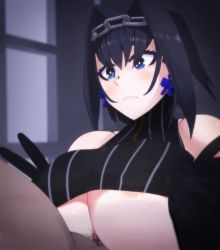 1boy 1girl 20s 60fps absurdres adunba_rell animated assertive_female bare_shoulders between_breasts black_hair black_shirt blue_eyes blue_hair blush bouncing bouncing_breasts bow bow_earrings breast_lift breast_press breasts chain clothed_female_nude_male clothed_paizuri cum cum_in_clothes cum_in_mouth cum_on_body cum_on_breasts cum_on_hair cum_on_upper_body cum_through_clothes double_v earrings ejaculation ejaculation_between_breasts erection fat fat_man fellatio gloves hair_ornament halter hand_gesture heavy_breathing hetero highres hololive hololive_english huge_breasts jewelry licking licking_penis looking_at_another looking_at_penis male_pubic_hair moaning no_bra nude open_mouth oral ouro_kronii paizuri paizuri_under_clothes parted_bangs peace_symbol penis penis_awe precum pubic_hair rewinding rubbing shirt short_hair skello sleeveless sleeveless_shirt solo_focus sound squishing striped_clothes striped_shirt third-party_edit through_clothes time_manipulation tongue tongue_out torn_clothes torn_shirt uncensored underboob v video virtual_youtuber zerodiamonds_(voice_actor) zipper