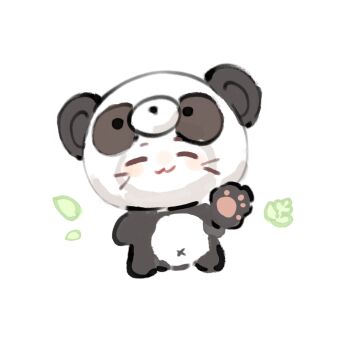 Rule 34 | ^ ^, animal, animal costume, animal focus, animal hands, bamboo, cat, chinese commentary, closed eyes, closed mouth, clothed animal, commentary request, cosplay, fengmi youzi hua, gloves, happy, highres, infinity nikki, kigurumi, leaf, light blush, momo (nikki), nikki (series), no humans, panda costume, paw gloves, simple background, smile, solo, waving, whiskers, white background, white cat