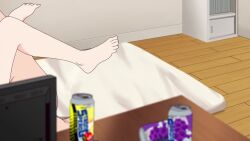 1girl 2boys alcohol animated anime_screenshot aunt_and_nephew back beer beer_can black_hair blonde_hair blush breast_sucking breasts brown_eyes brown_hair can cheating_(relationship) closed_eyes collarbone completely_nude covering_face drink_can drunk french_kiss grabbing_another&#039;s_breast groping highres hitozuma_no_kuchibiru_wa_kan_chuuhai_no_aji_ga_shite jewelry kiss kooriyama_yui large_breasts lips lipstick lying makeup missionary mole mole_on_breast multicolored_hair multiple_boys nail_polish navel nude open_mouth red_nails ring sex short_hair shoulder_blades sound spread_legs stomach subtitled tagme thighs tongue tongue_out tsuyoshi_(hitozuma_no_kuchibiru_wa_kan_chuuhai_no_aji_ga_shite) vaginal video wedding_ring