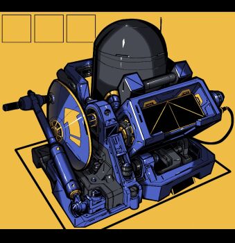 abstract_background black_border border machine machinery no_humans object_focus original xkl3001 yellow_theme