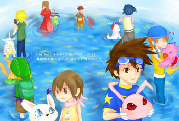 Rule 34 | 3girls, 5boys, agumon, bird, bug, cat, digimon, digimon (creature), gabumon, glasses, gomamon, ishida yamato, izumi koshiro, kido jo, multiple boys, multiple girls, palmon, patamon, piyomon, reptile, tachikawa mimi, tailmon, takaishi takeru, takenouchi sora, tentomon, wings, yagami hikari, yagami taichi