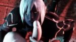 1boy 1girl 3d animated ass ass_shake bouncing_breasts breasts cum cum_in_mouth dark_elf deepthroat elf fallen_throne fellatio hetero hug_and_suck kneeling large_breasts looking_at_viewer moaning oral penis penis_on_face pointy_ears pov queen_nualia secazz short_hair sound source_filmmaker_(medium) tagme uncensored video white_hair yellow_eyes