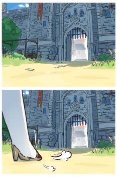 1girl alice_(genshin_impact) feet foot_focus gate genshin_impact highres xinzoruo