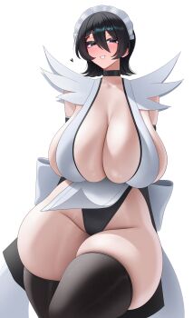 1girl breasts huge_breasts iroha_(samurai_spirits) maid samurai_spirits smile solo