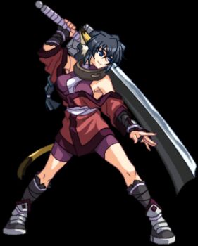 10s 1girl animal_ears animated animated_gif aquaplus arm_at_side arm_behind_back arm_guards arm_wrap armor bare_shoulders black_hair blue_eyes bouncing bouncing_breasts braid breasts burgundy_leotard cleavage closed_mouth collar female_focus fighting_stance hair_between_eyes holding holding_sword holding_weapon japanese_clothes karulau kimono large_breasts huge_weapon leg_wrap legs_apart leotard long_hair long_sleeves looping_animation metal_collar off-shoulder_kimono off_shoulder red_kimono resized sash short_sleeves sidelocks simple_background single_braid skin_tight smile solo sprite sprite_art standing striped_clothes striped_leotard swaying bouncing_breasts sword tail transparent_background upscaled utawarerumono very_long_hair weapon bad_tag