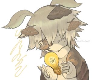 1other antennae arthropod_girl bug closed_eyes collective_unconscious colored_skin commentary deformed floating floating_object hands_up insect insect_girl insect_wings light_bulb long_sleeves medium_hair minnatsuki moth moth_antennae moth_girl moth_on_face moth_on_head moth_wings no_mouth puffy_long_sleeves puffy_sleeves regurusu_(nagarevosi) simple_background solo sweater twitter_username upper_body white_background white_hair white_skin white_sweater wings wolf_cut