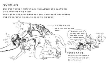 1girl all_fours animal_collar animal_penis arrow_(symbol) bestiality blush bouncing_breasts breasts breath caption chibi chibi_inset clenched_teeth clothes_lift collar collared_shirt cum cum_in_pussy cum_overflow dog doggystyle drooling full_body gogocherry greyscale heart knotted_penis korean_text large_breasts leash looking_back monochrome motion_lines panties_around_leg penis police police_uniform policewoman pussy_juice sex sex_from_behind sex_slave shirt shoes short_sleeves simple_background skirt skirt_lift speech_bubble teeth thighhighs tongue tongue_out top-down_bottom-up translation_request white_background