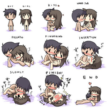 1boy 1girl blush chart chibi kodomo_doushi fellatio hetero ikkyuu loli long_hair navel non-web_source nude oral original penis sex shota uncensored
