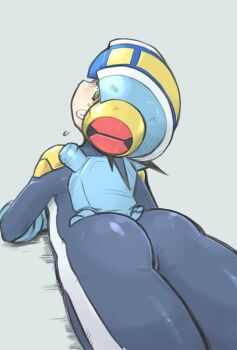 1boy ass bodysuit kirimoro mega_man_(series) mega_man_battle_network megaman.exe
