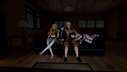 1boy 3d 3girls animated churchcc11 commission commissioner_upload controller couch evening family headpat indoors kiss kissing_forehead lying multiple_girls on_couch remote_control ruby_rose rwby sitting sleeping sound source_filmmaker_(medium) static summer_rose taiyang_xiao_long television video watching_television yang_xiao_long