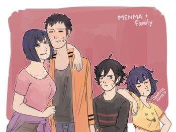2boys 2girls black_hair blue_eyes boruto:_naruto_next_generations father_and_daughter father_and_son hyuuga_hinata lowres mother_and_daughter mother_and_son multiple_boys multiple_girls naruto:_road_to_ninja naruto_(classic) naruto_(series) naruto_shippuuden uzumaki_boruto uzumaki_himawari uzumaki_naruto