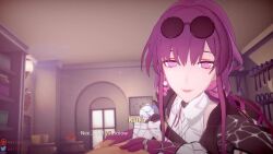 1boy 2girls 3d animated breasts cum ejaculation english_text handjob honkai:_star_rail honkai_(series) indoors interior jingliu_(honkai:_star_rail) kafka_(honkai:_star_rail) masta_pov medium_breasts missionary multiple_girls nipples pov sex sound tagme video