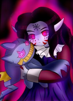 absurdres aura banette gen_3_pokemon ghost highres nintendo pokemon pokemon_(creature) red_eyes x473bvrn666