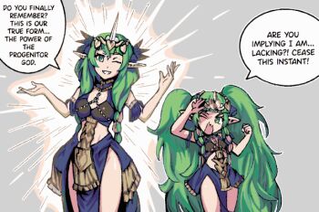 dual_persona embarrassed fire_emblem fire_emblem:_fortune&#039;s_weave fire_emblem:_three_houses nintendo sothis_(adult)_(fire_emblem) sothis_(fire_emblem) tagme uni_draws