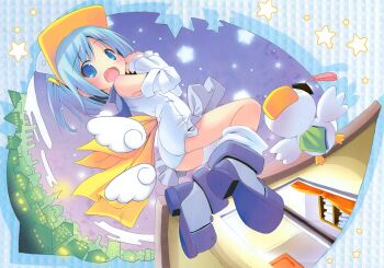 absurdres ah-kun ass fixed highres loli moetan pastel_ink pop school_swimsuit swimsuit thighhighs wings