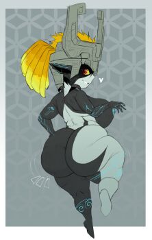 ass blonde_hair breasts huge_ass huge_breasts imp kyokeer midna nintendo shortstack the_legend_of_zelda thick_thighs thighs