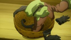 2girls animated anime_screenshot blonde_hair bouncing_breasts breasts cleft_of_venus elf goblin_slayer! green_eyes green_hair high_elf_archer_(goblin_slayer!) highres long_hair multiple_girls nipples nude_filter pointy_ears priestess_(goblin_slayer!) sound tagme third-party_edit uncensored video