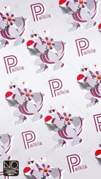 Rule 34 | ?, black sclera, claws, colored sclera, dragon, fangs, gen 4 pokemon, highres, holding, holding poke ball, legendary pokemon, meme (sleepsheep), nintendo, no humans, palkia, poke ball, poke ball (basic), pokemon, pokemon (creature), pokemon focus, red eyes, speech bubble, spoken question mark, tail