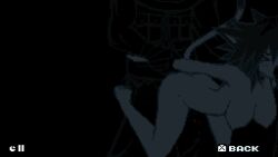 1girl 2boys animal_ears animated arm_grab bad_tag bouncing_breasts breasts cum cum_in_mouth cum_in_pussy defeat double_penetration game_cg helmet highres kosmic91 large_breasts medium_breasts moon_rhapsody multiple_boys nyx_(moon_rhapsody) oral pixel_art rape screencap sex sex_from_behind sound spitroast tagme tail video