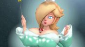 1boy 1girl 3d animated between_breasts blonde_hair blue_eyes bouncing_breasts breasts crown dress giant giantess green_dress hair_over_one_eye holding holding_wand huge_breasts jinouga97 lipstick looking_down makeup mario mario_(series) mini_person miniboy nail_polish nintendo nipples person_between_breasts pink_nails red_lips rosalina super_mario_bros._1 super_mario_galaxy video wand
